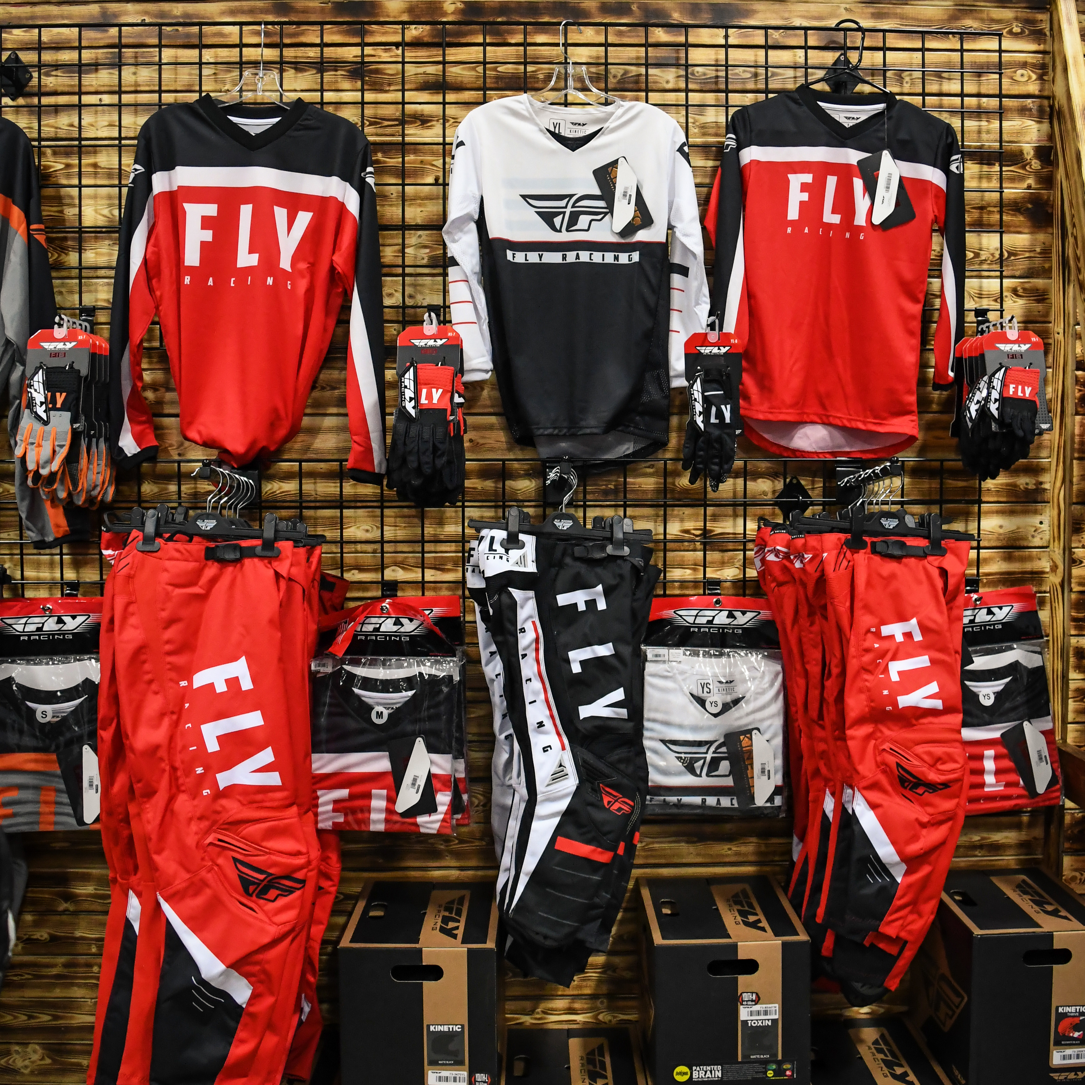 Fly Racing and Fox Racing Dirt bike gear and apparel at motor bike works MBW in Frisco, Texas