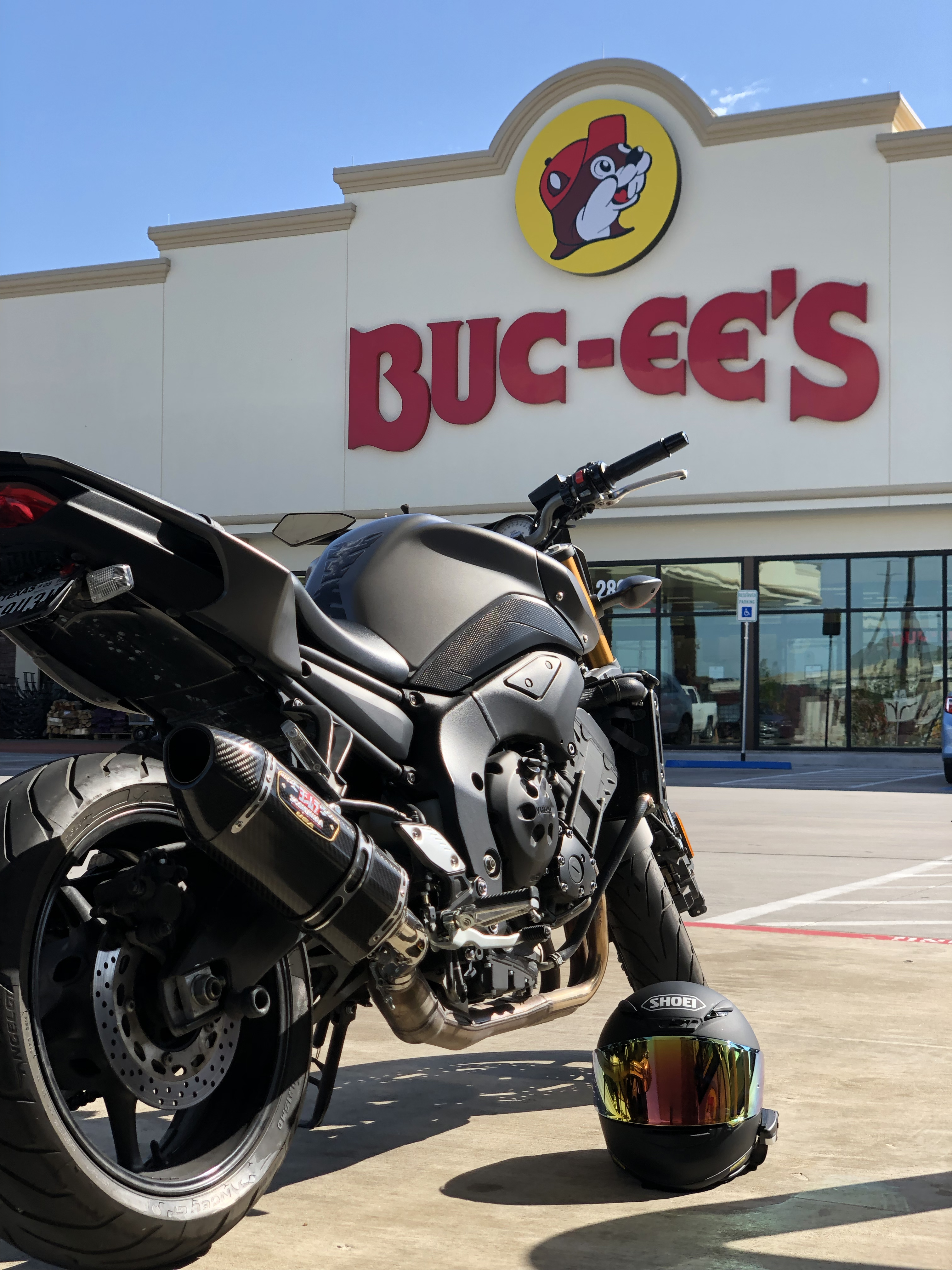motorcycle routes North Dallas buc-ee's